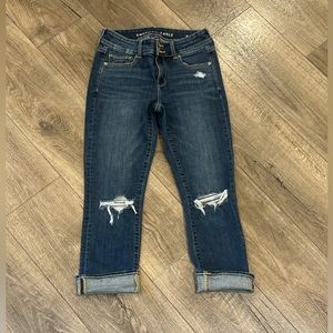 American Eagle Cropped Jeans Size 4